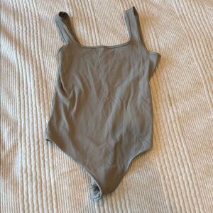 Abercrombie & Fitch Bodysuit in Taupe